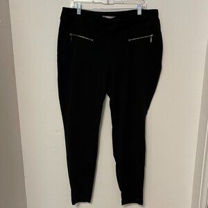SO Leggings High Rise Front Pockets Black Size XXL